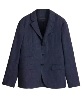 John Varvatos Slim Fit Notch Label Jacket in Ink Blue