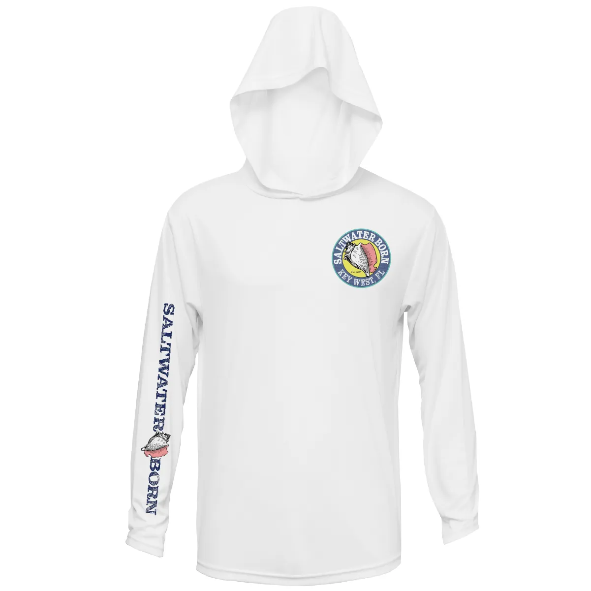 Key West, FL Jumbo Shrimp Long Sleeve UPF 50+ Dry-Fit Hoodie