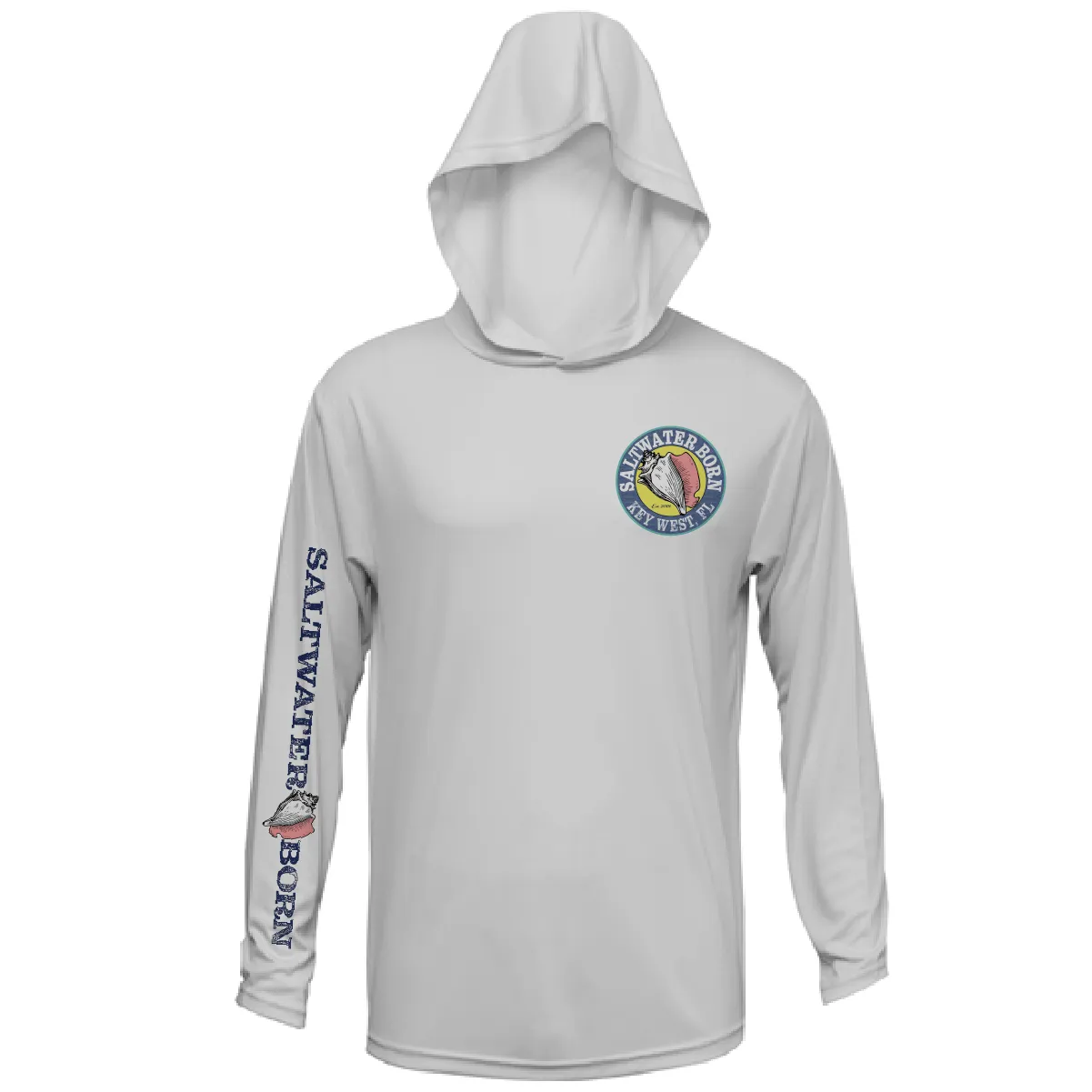 Key West, FL Jumbo Shrimp Long Sleeve UPF 50+ Dry-Fit Hoodie