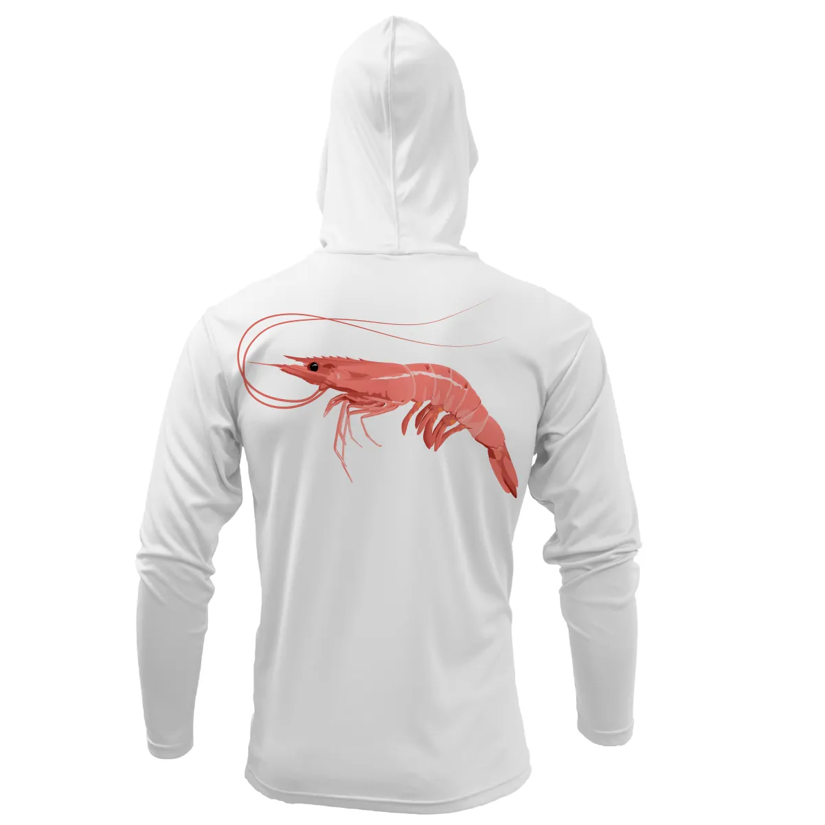 Key West, FL Jumbo Shrimp Long Sleeve UPF 50+ Dry-Fit Hoodie