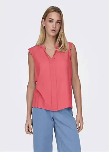 Kimmi V-Neck Sleeveless Top by Only | Look Again