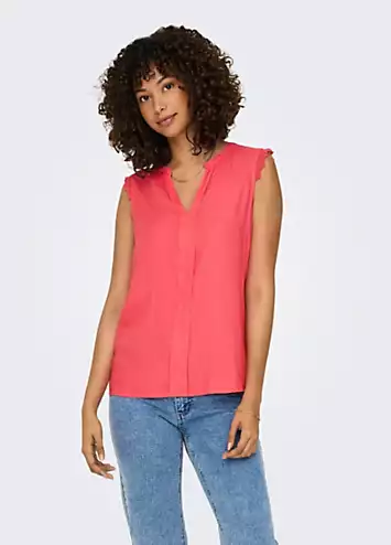 Kimmi V-Neck Sleeveless Top by Only | Look Again