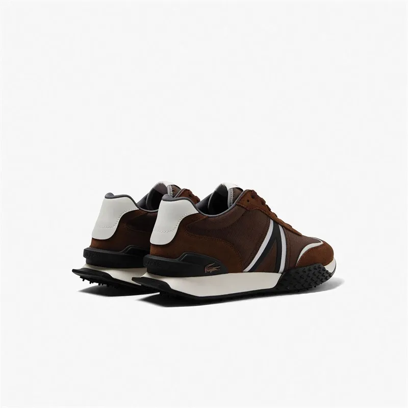 Lacoste Mens L-Spin Deluxe 2 Trainers Brown/Off White