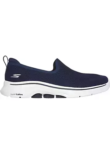 Ladies Blue Go Walk 7 Ivy Trainers by Skechers | Look Again