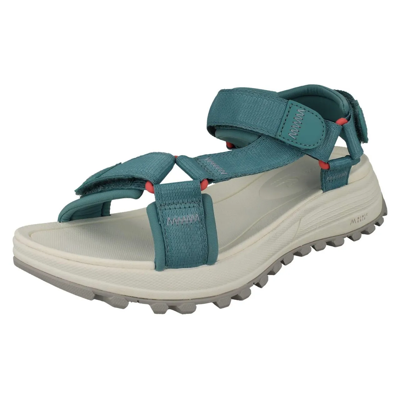 Ladies Clarks Mimic Grip Soled Strappy Walking Sandals - ATL Trek Sport