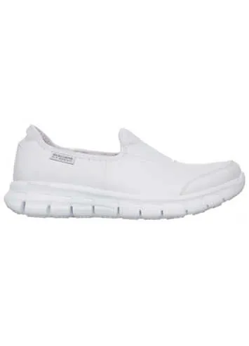 Ladies White Sure Track Slip-ins Trainers by Skechers | Look Again