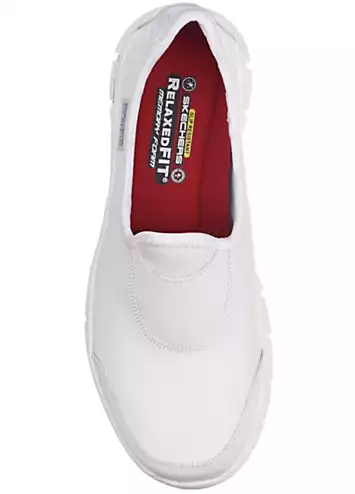 Ladies White Sure Track Slip-ins Trainers by Skechers | Look Again