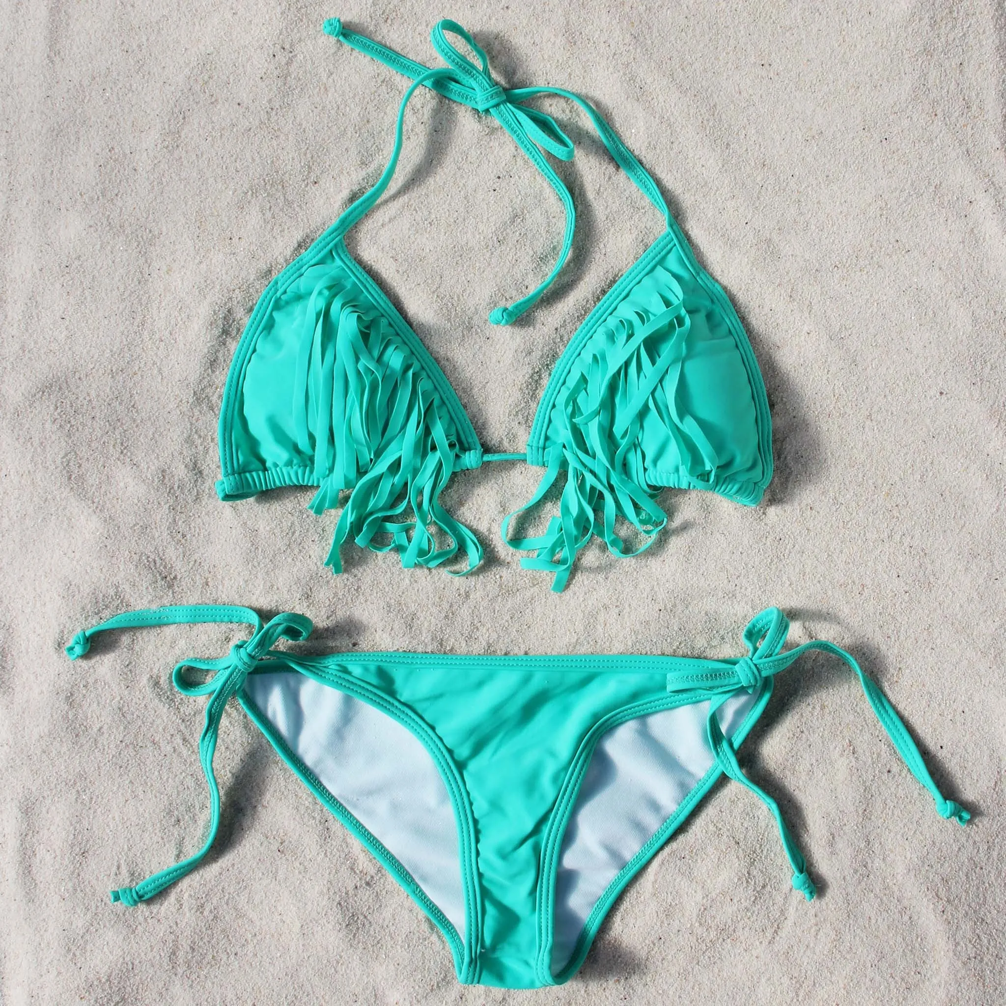 Lagoon Fringe Bikini