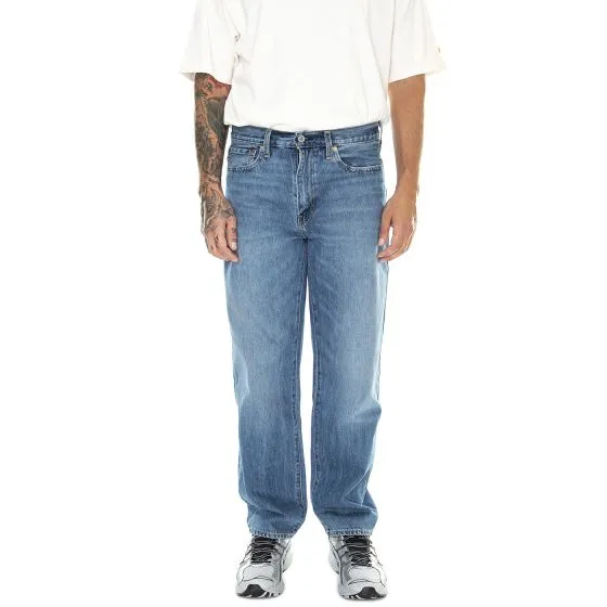 Levis M' 568 Stay Loose Merry And Bright Med Indigo Worn In Denim Jeans