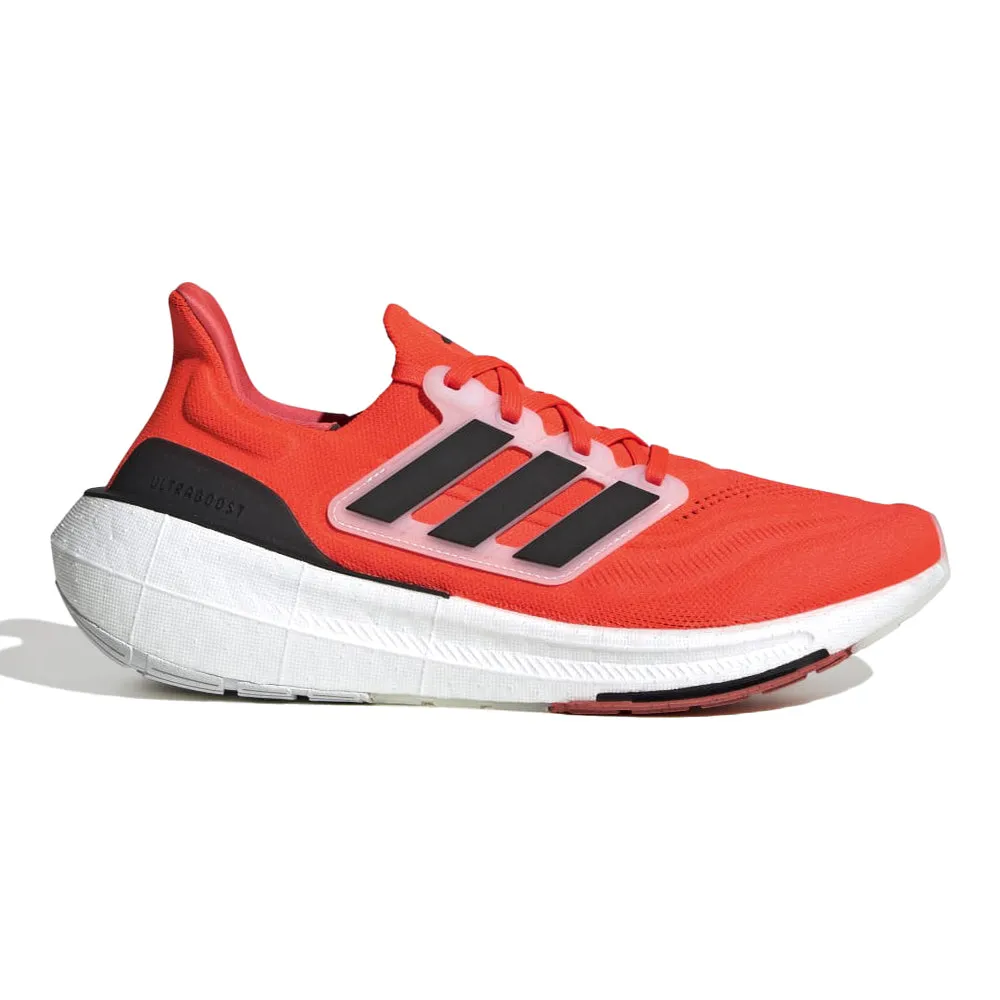 Men's Adidas Ultraboost Light, Solar Red/Core Black/Cloud White, 10 D Medium