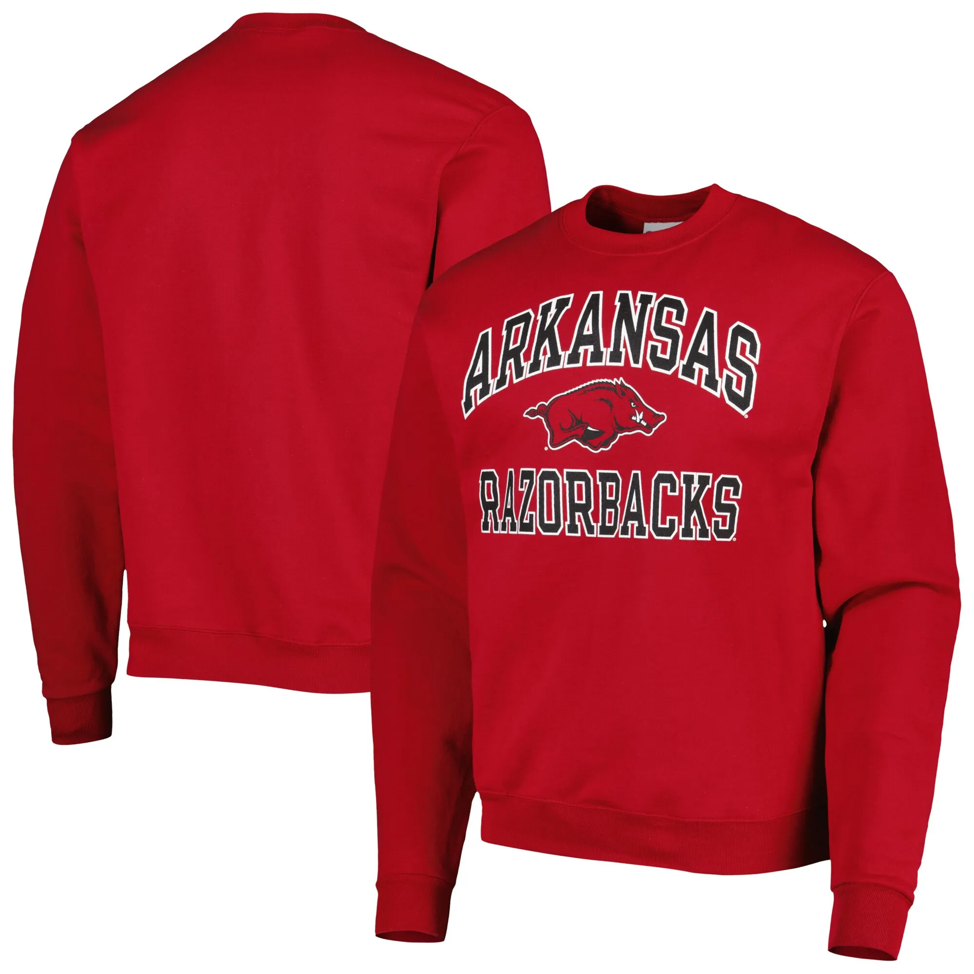 Men's Champion Cardinal Arkansas Razorbacks High Motor Pullover Sweatshirt