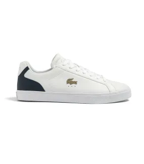 Men's Lacoste Lerond Pro Leather Trainers White/Navy