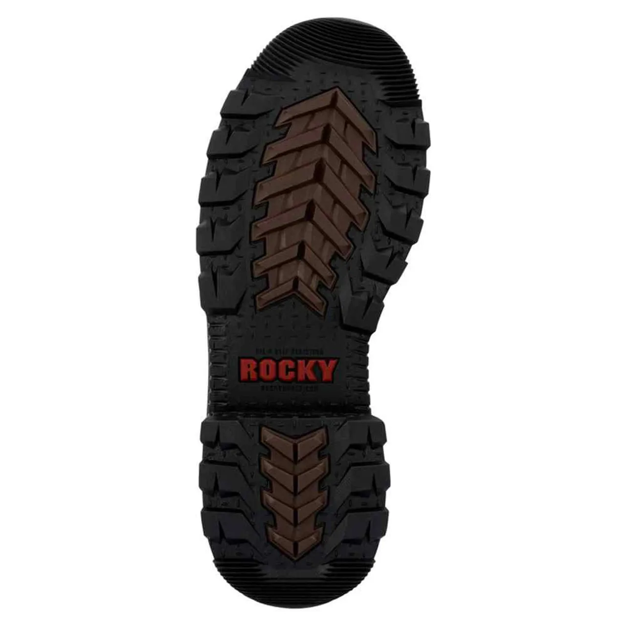 Men's Rocky Rams Horn Waterproof Pull-On Work Boot - Crazy Horse