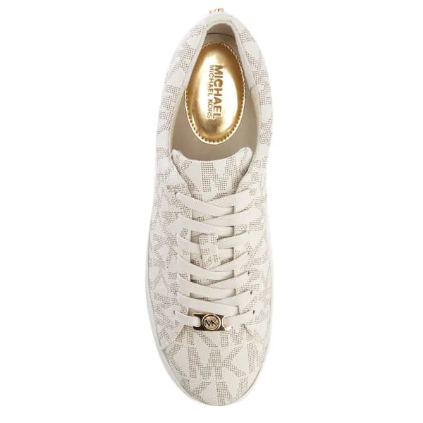 MICHAEL Michael Kors Women's Keaton Cupsole Trainers - Vanilla