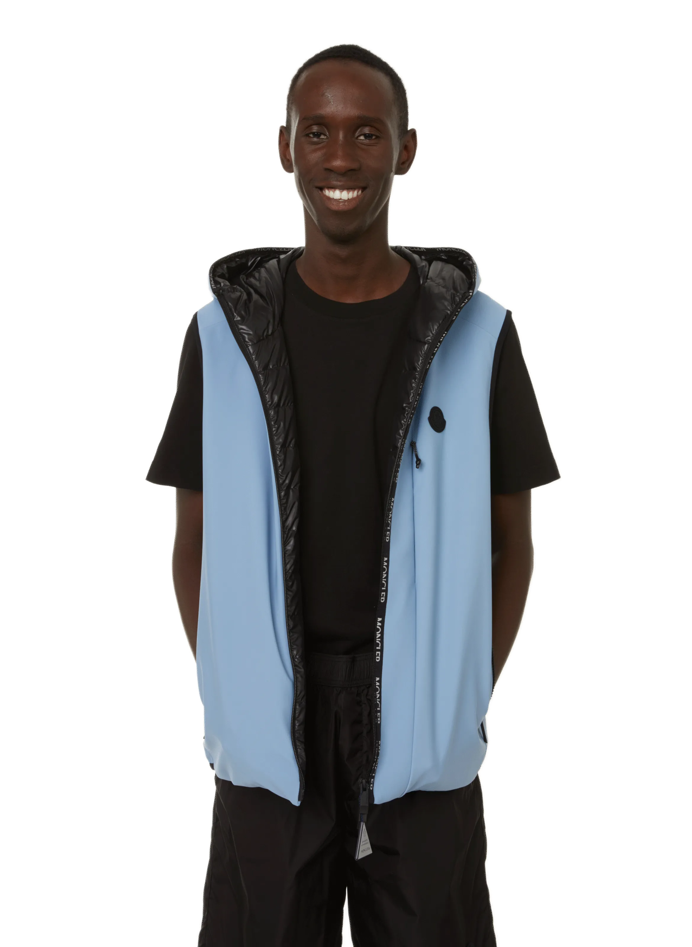 MONCLER  Allier gilet - Blue