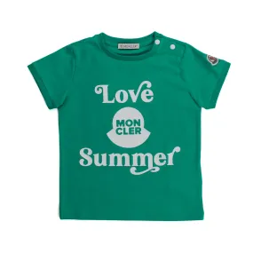 Moncler Baby T-Shirt Love Summer Logo