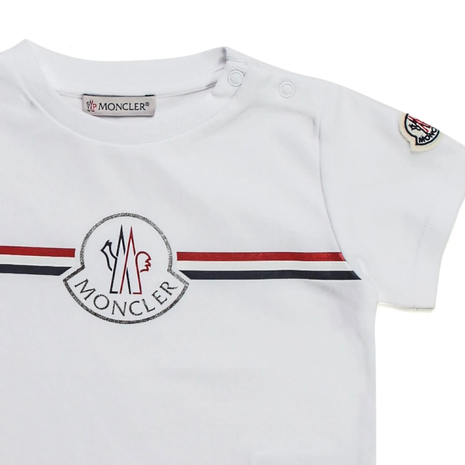 Moncler Baby T-Shirt With Logo Print