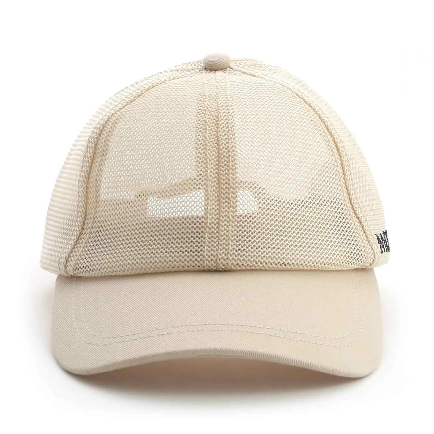 Moncler Baseball Hat In Beige Technical Mesh