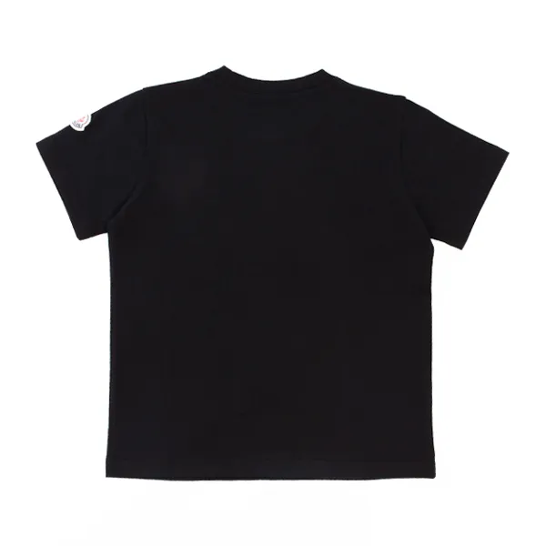 Moncler Black Logo T-Shirt For Boy And Teen