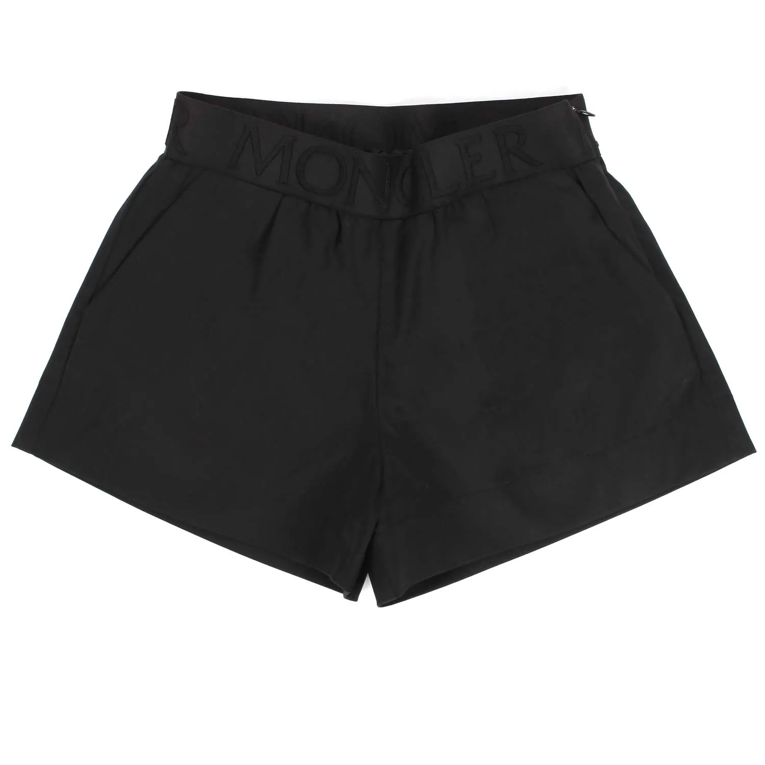 Moncler Black Shorts For Girls And Teenagers