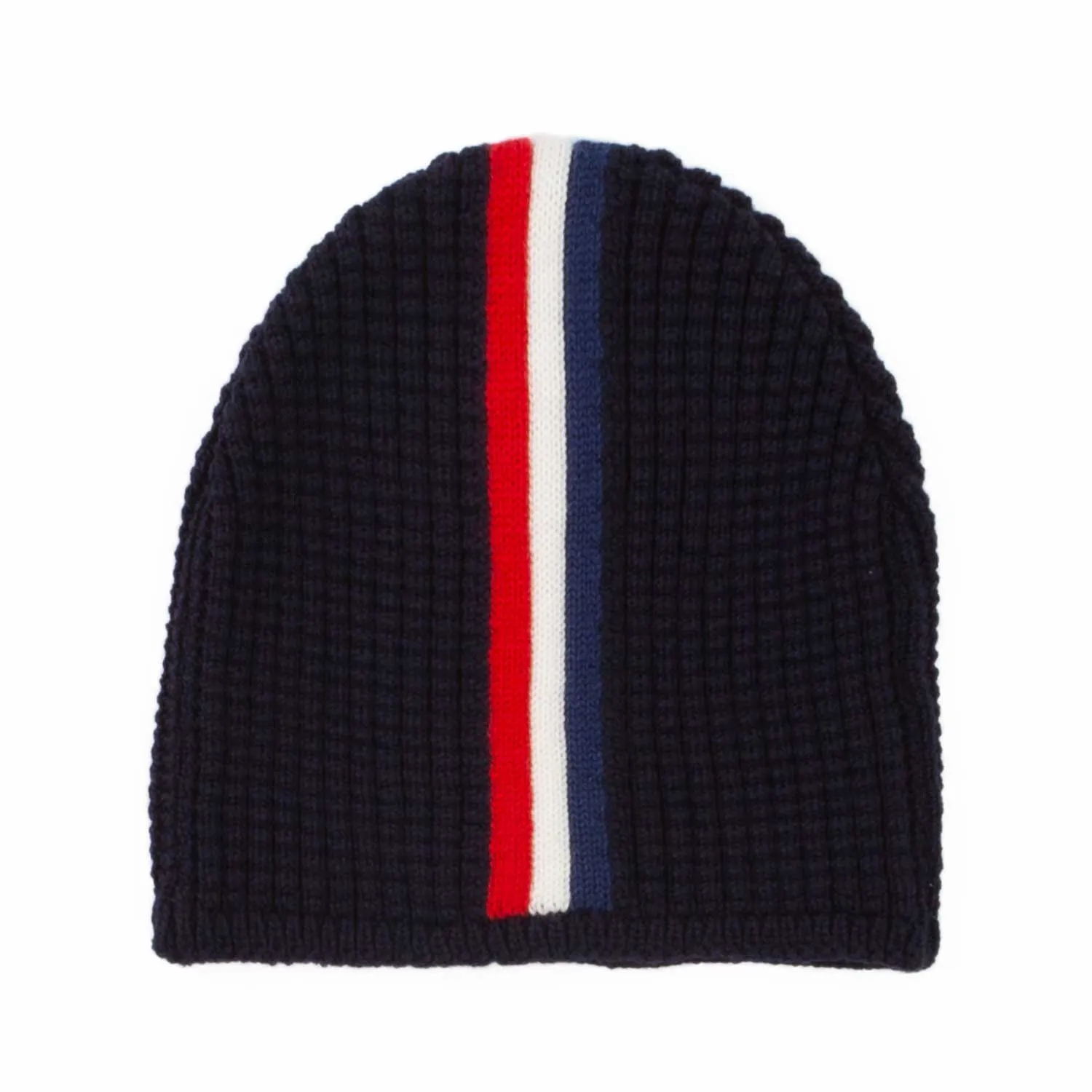 Moncler Blue Hat With Logo For Boy