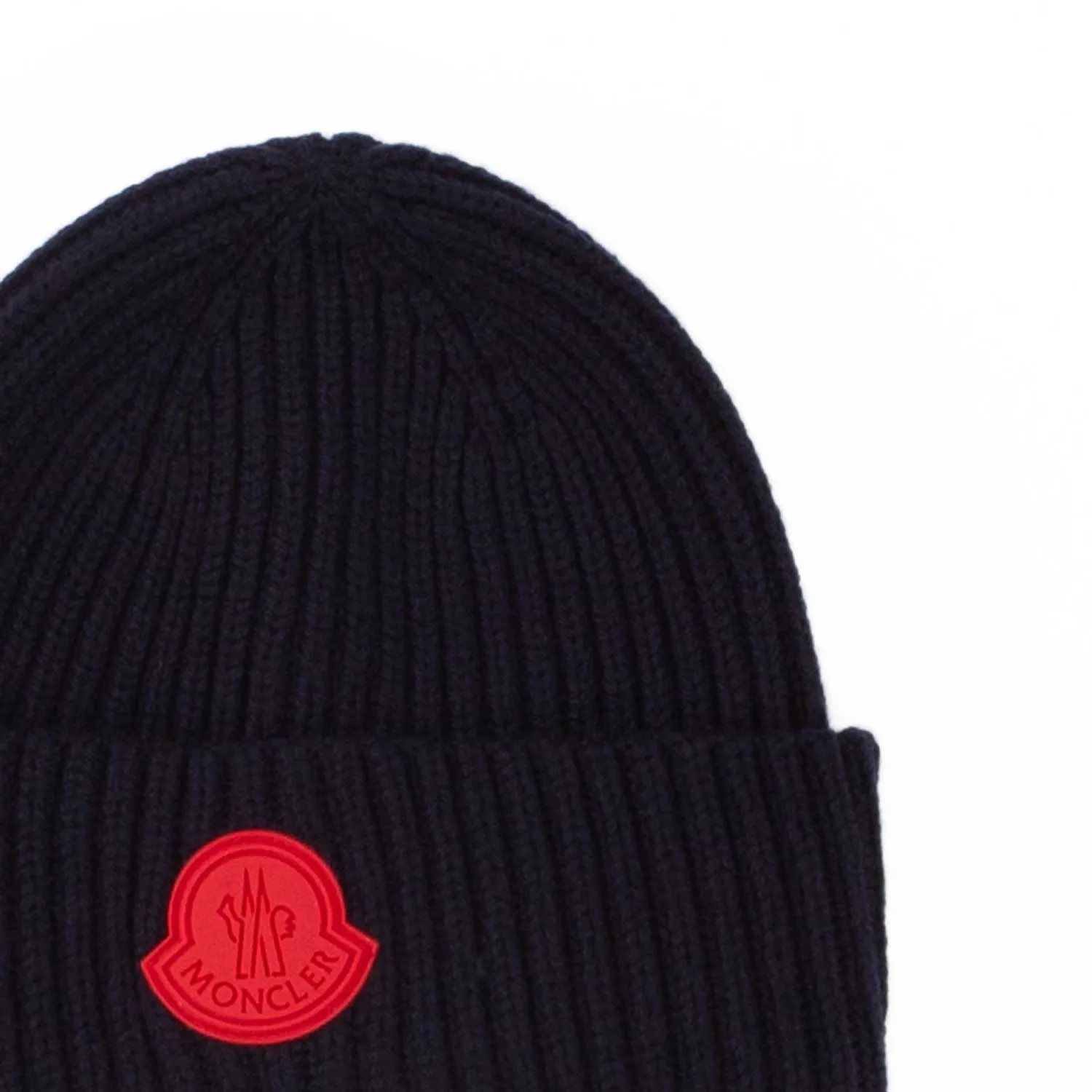 Moncler Blue Wool Hat For Boy