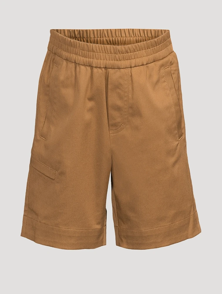 MONCLER Cotton Stretch Shorts