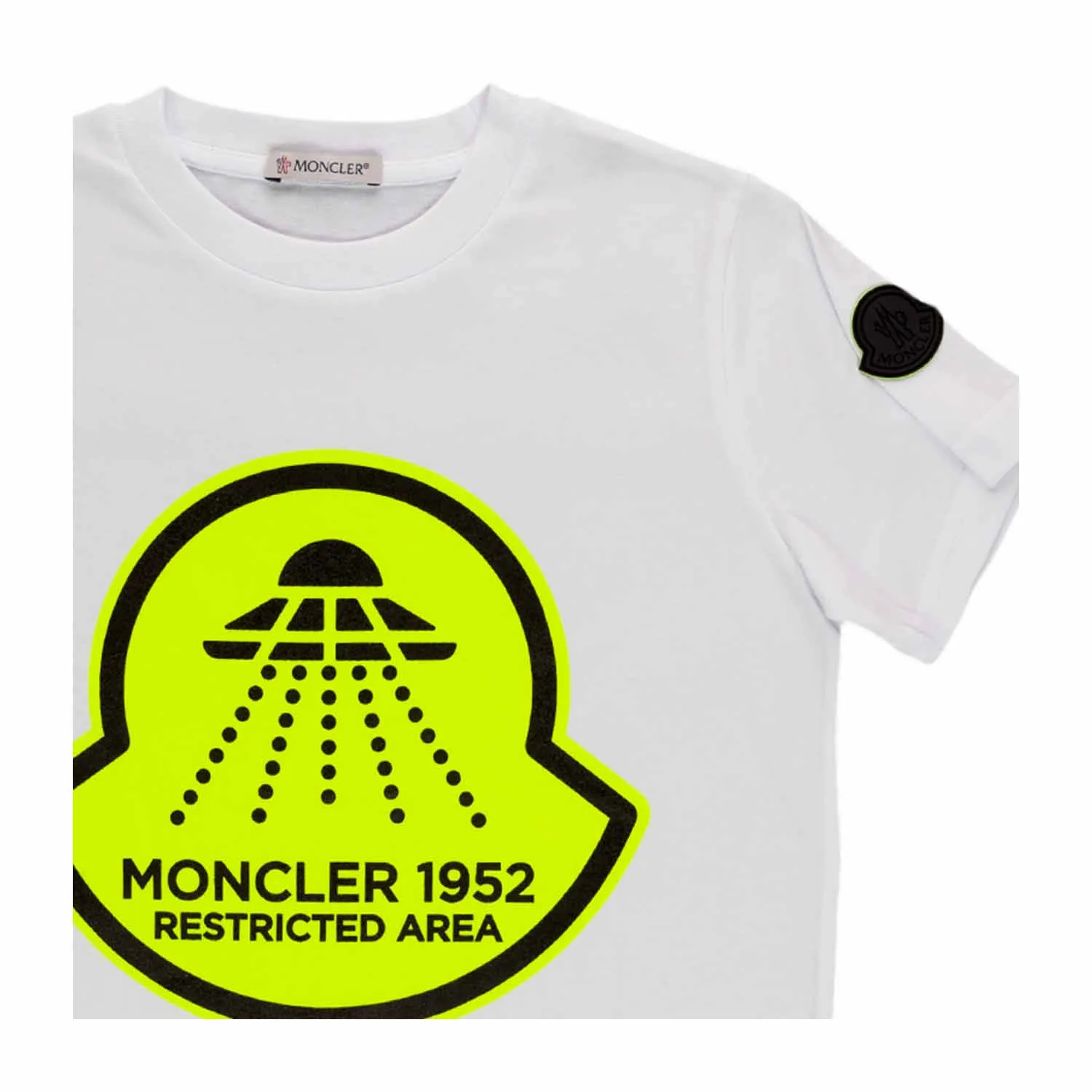 Moncler Fluo Print T-Shirt For Boys