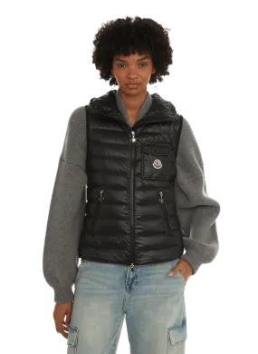 MONCLER  Glygos down gilet - Black