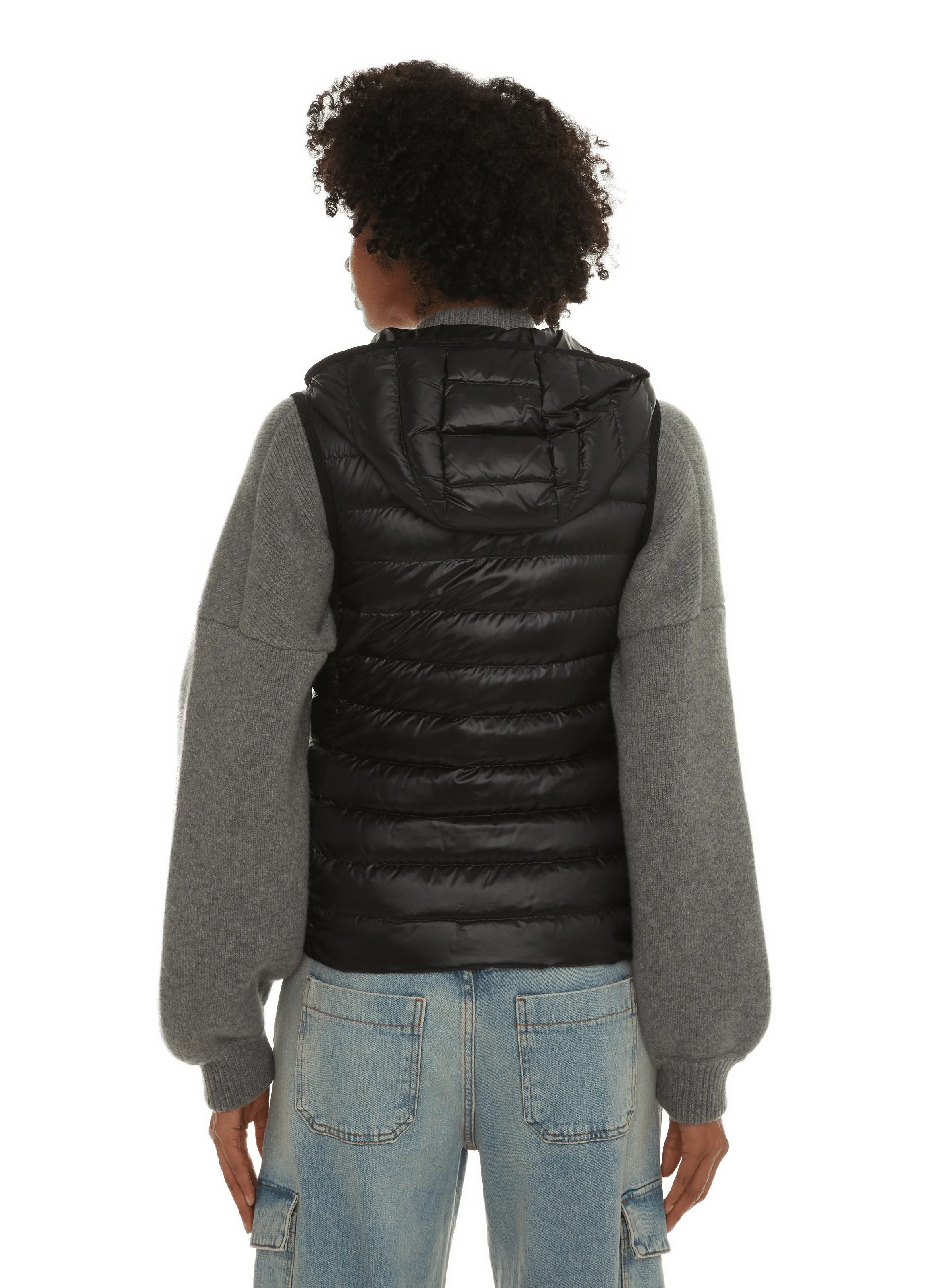 MONCLER  Glygos down gilet - Black