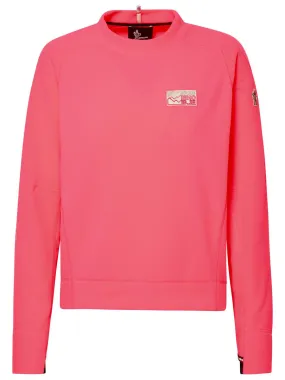 Moncler Grenoble    Moncler Grenoble Neon Fuchsia Micro Fleece Sweatshirt