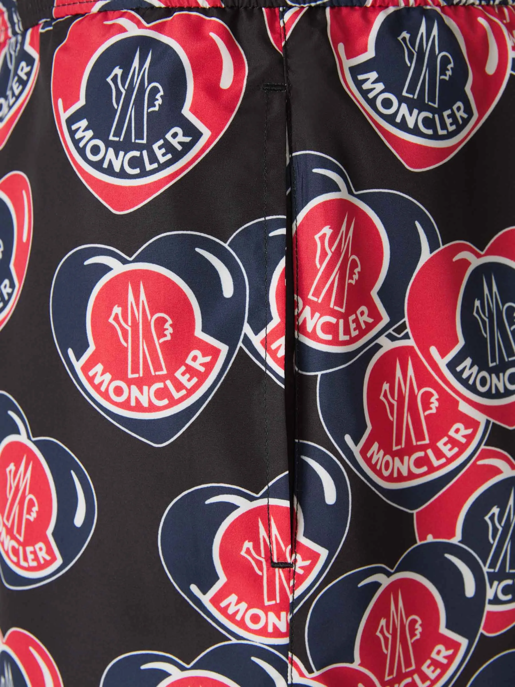 Moncler Hearts Motif Swimsuit 