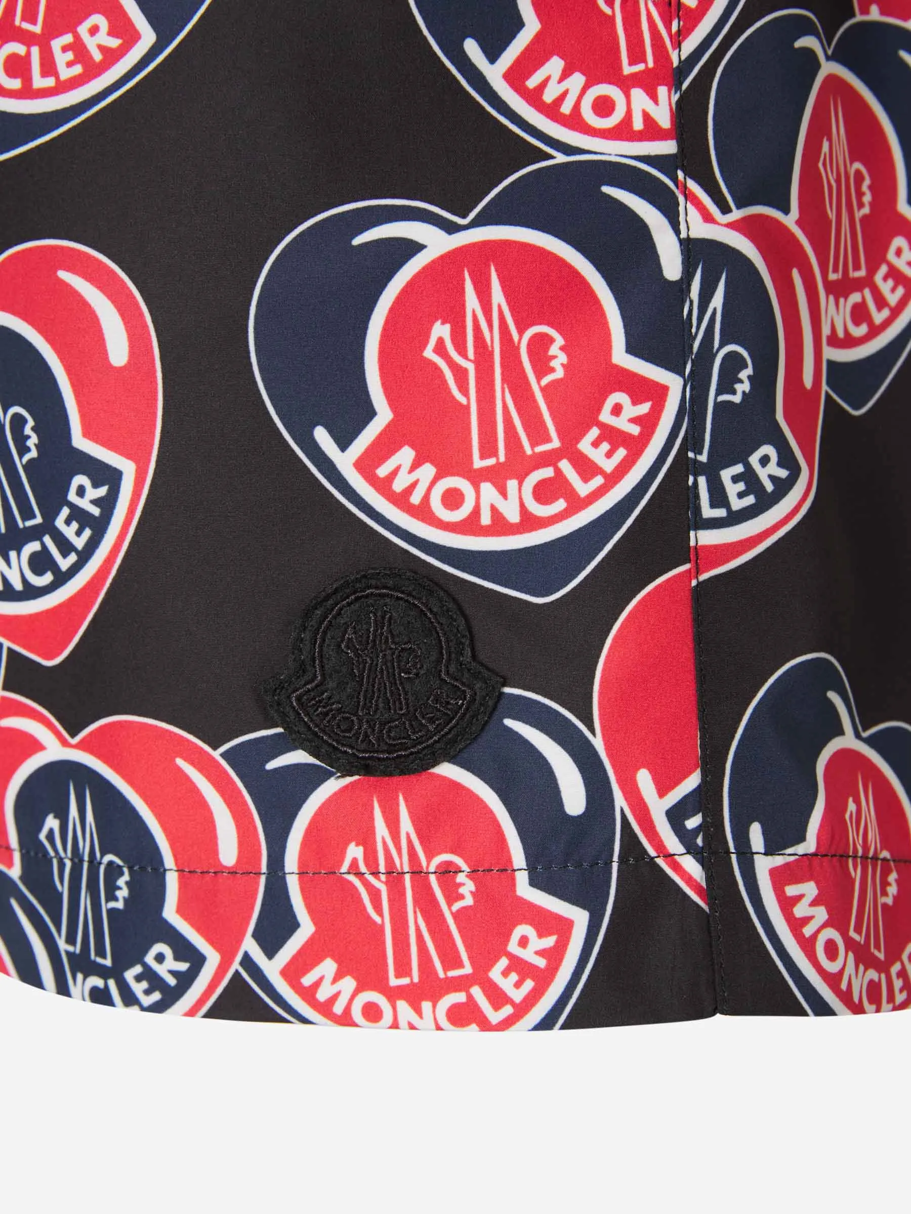 Moncler Hearts Motif Swimsuit 