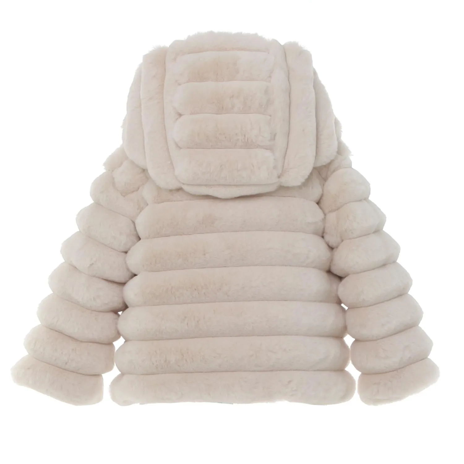 Moncler Latife Butter Color Jacket For Baby And Girl