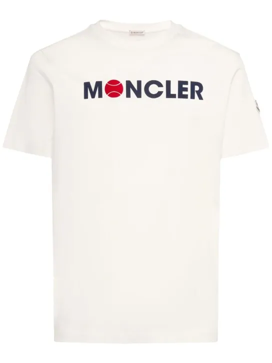 Moncler   Logo cotton jersey t-shirt 