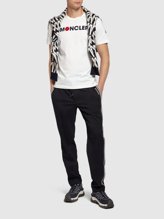 Moncler   Logo cotton jersey t-shirt 