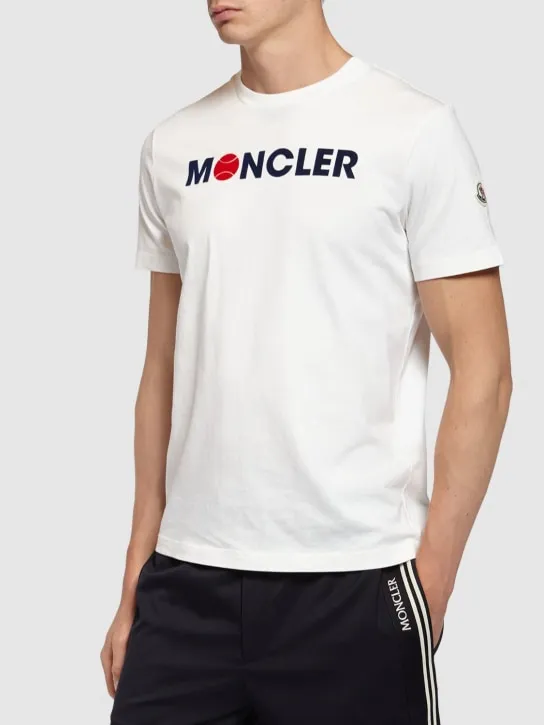 Moncler   Logo cotton jersey t-shirt 