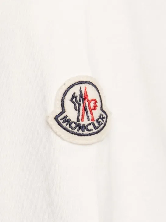 Moncler   Logo cotton jersey t-shirt 