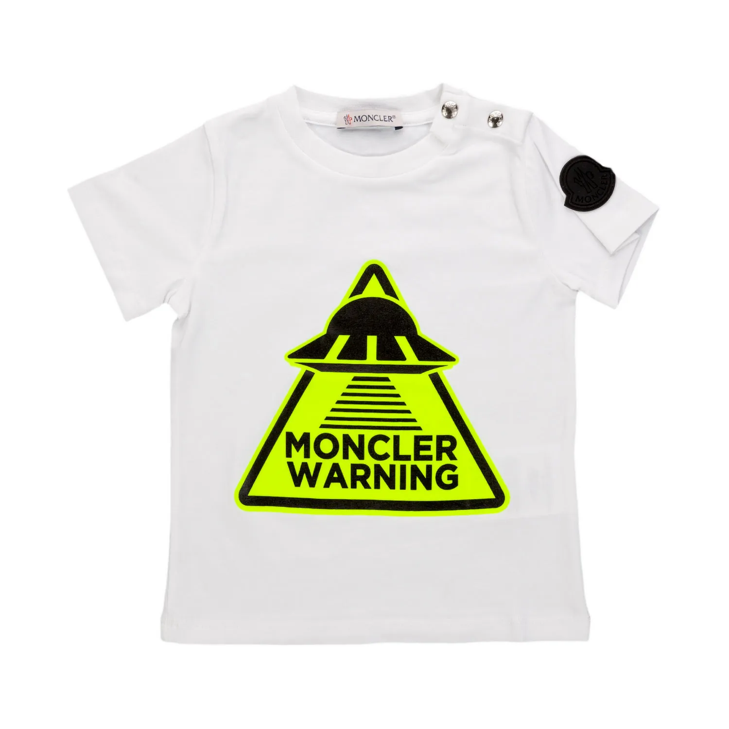 Moncler Logo White T-Shirt For Baby Boy