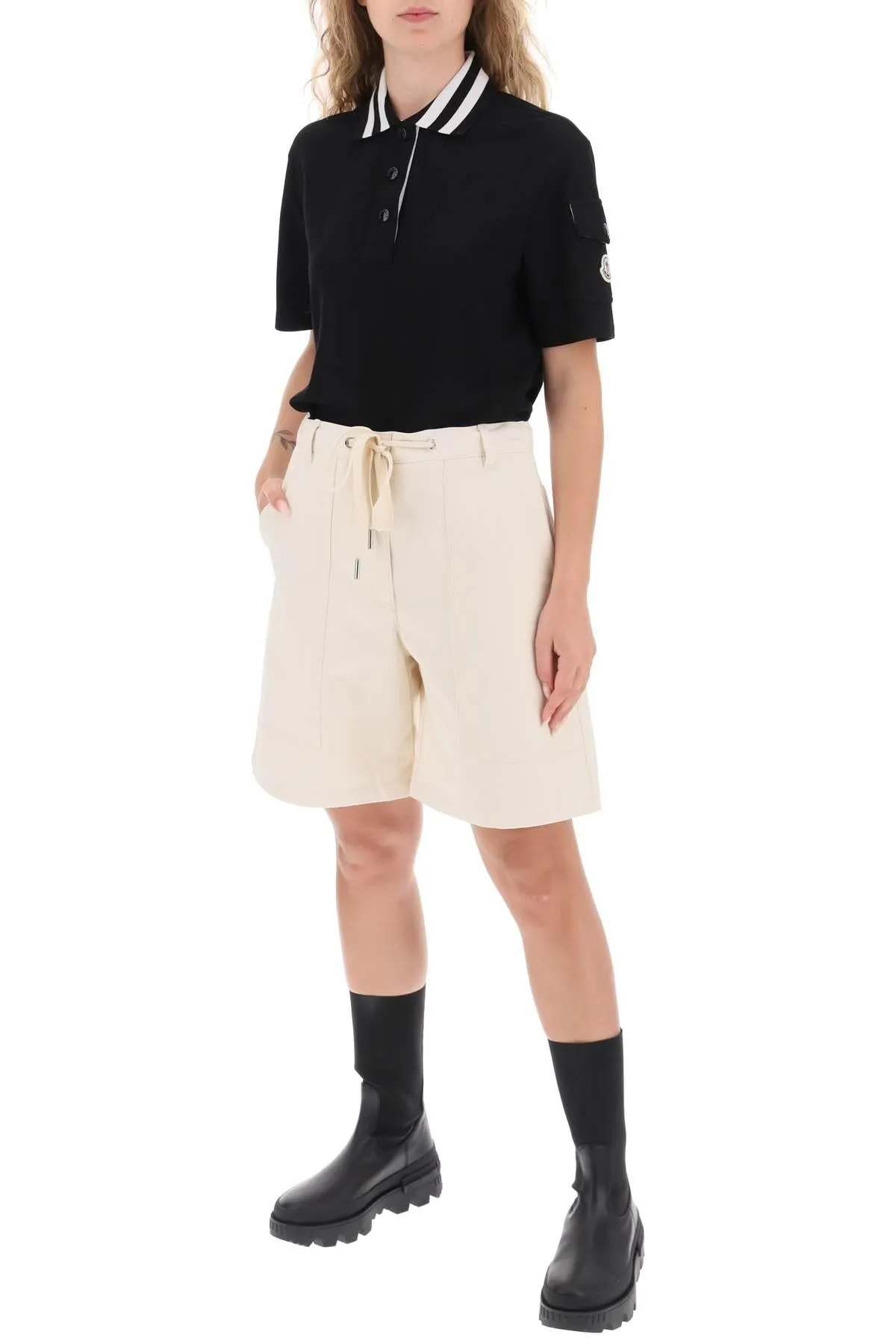 Moncler    Moncler Cotton Drill Shorts