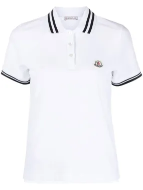 Moncler    Moncler Logo Cotton Polo Shirt