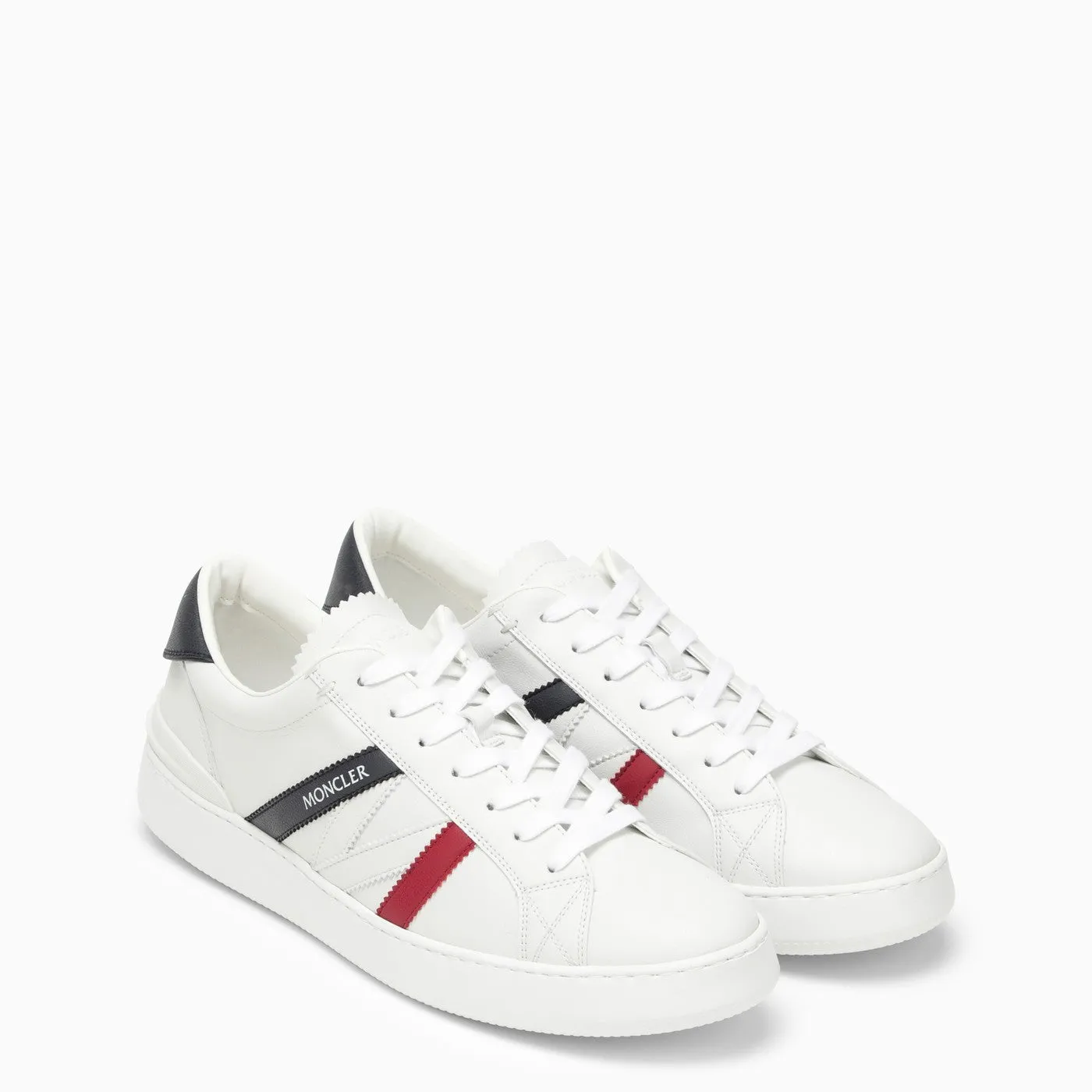 Moncler    Moncler Monaco M White Trainer