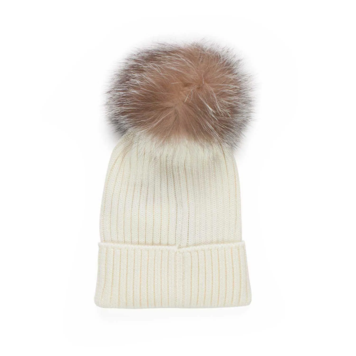 Moncler Pompon Wool Beanie For Girl