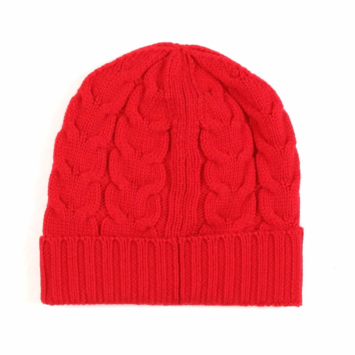 Moncler Red Wool Hat For Boy And Girl