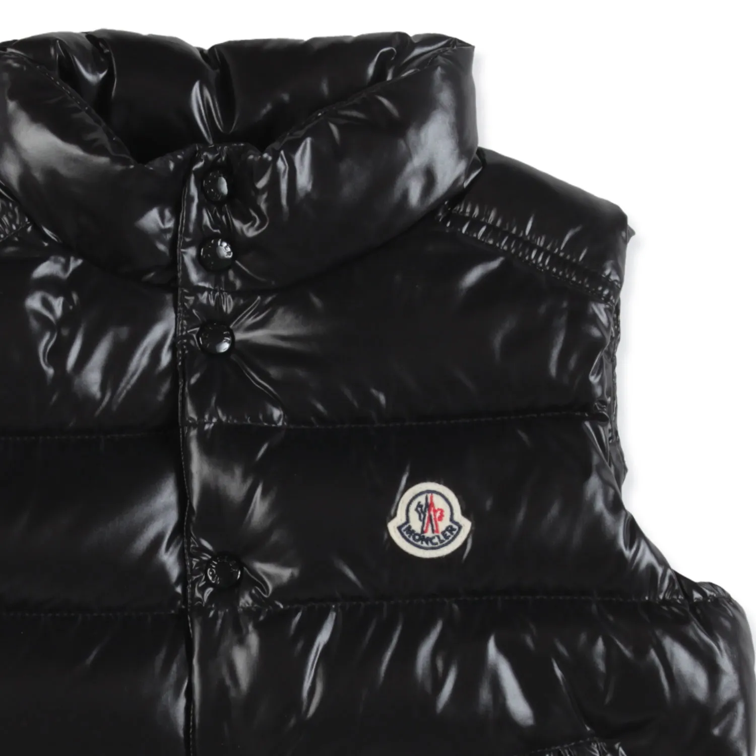 Moncler Unisex Black Tib Vest For Children And Teen