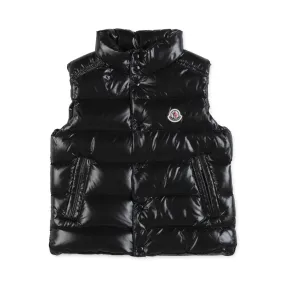 Moncler Unisex Black Tib Vest For Children And Teen