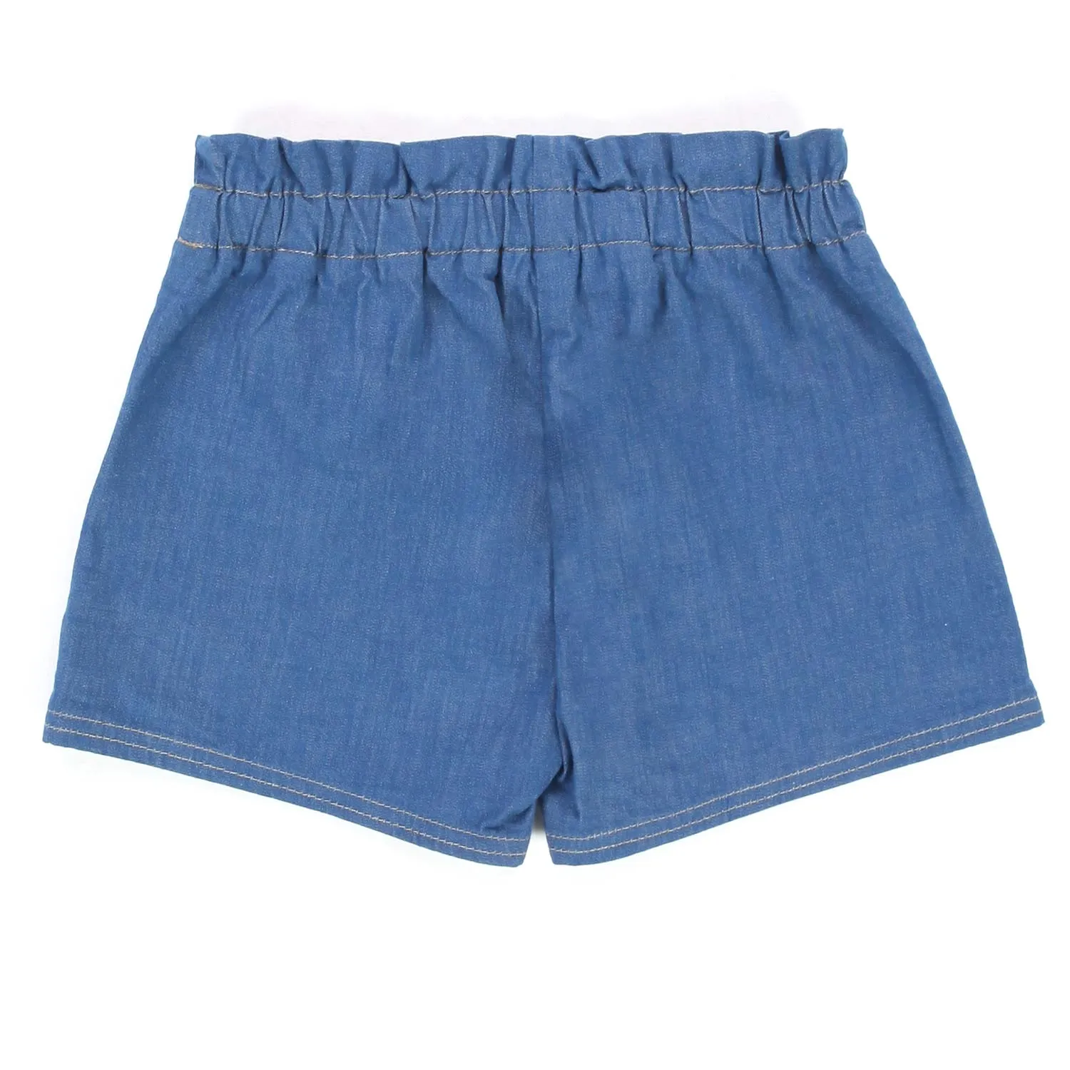 Moncler Unisex Blue Chambray Shorts For Baby