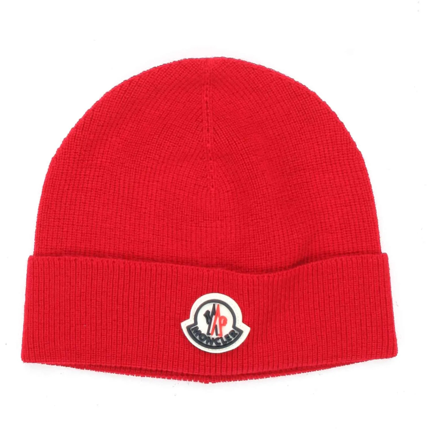 Moncler Unisex Red Cotton Beanie