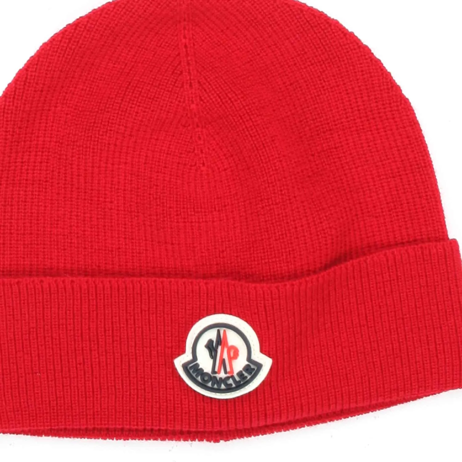 Moncler Unisex Red Cotton Beanie