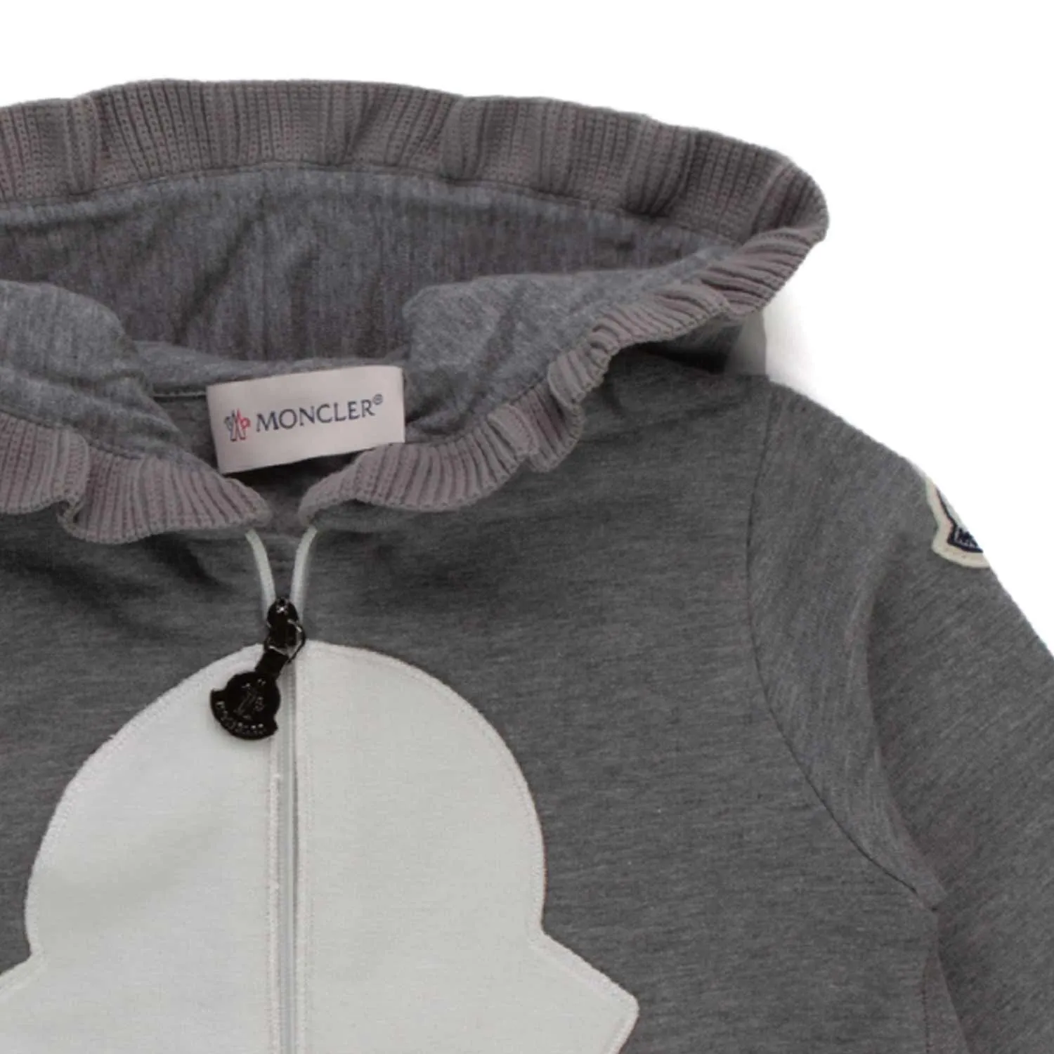 Moncler Zip Up Hoodie For Baby Girls